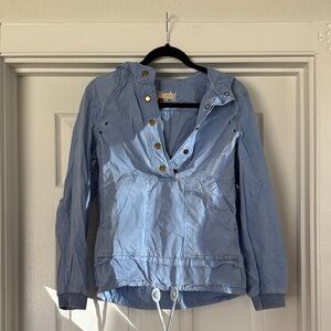 Pilcro Light Blue Jacket with Patterned Label